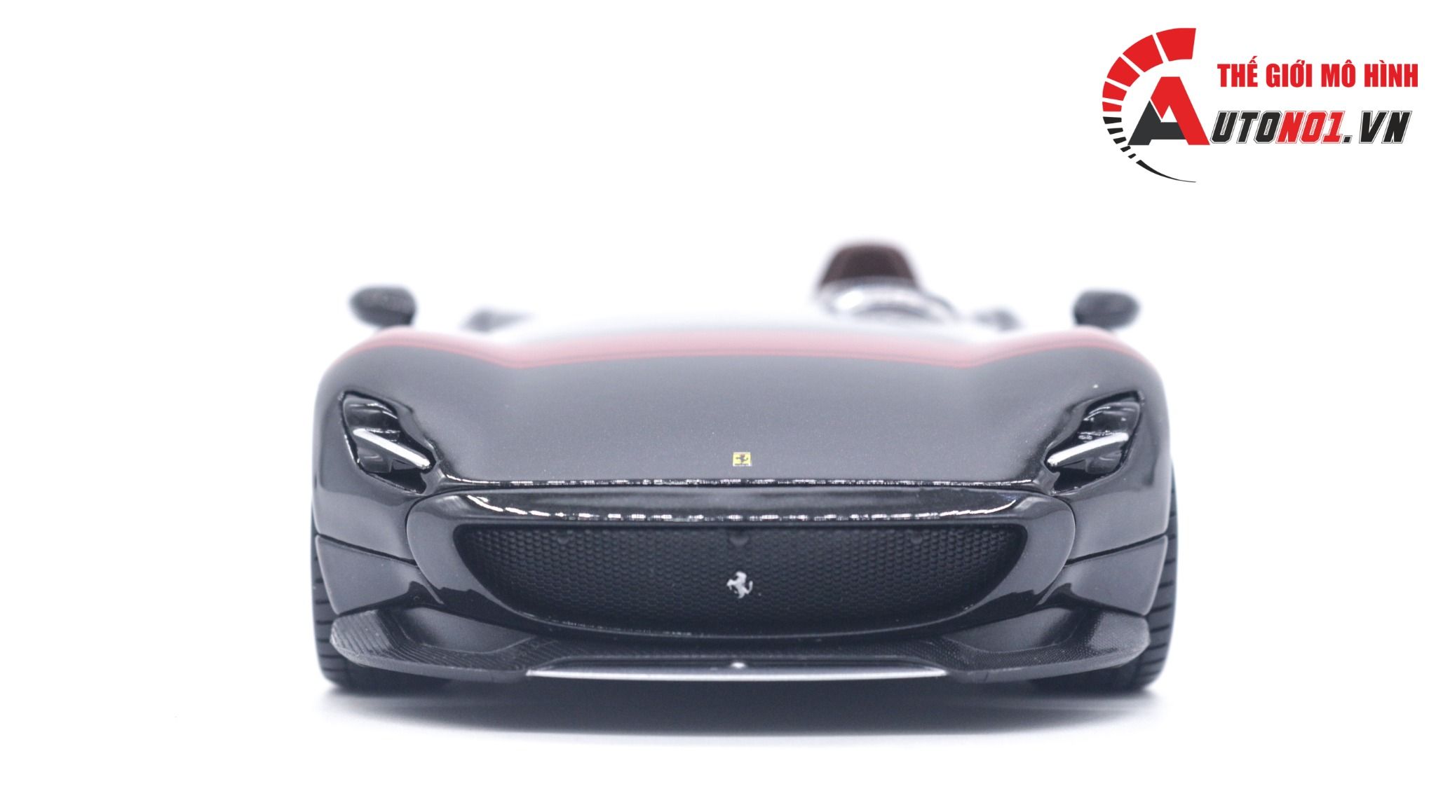  Mô hình xe Ferrari Monza Sp1 Sports 1:24 black Bburago OT037 