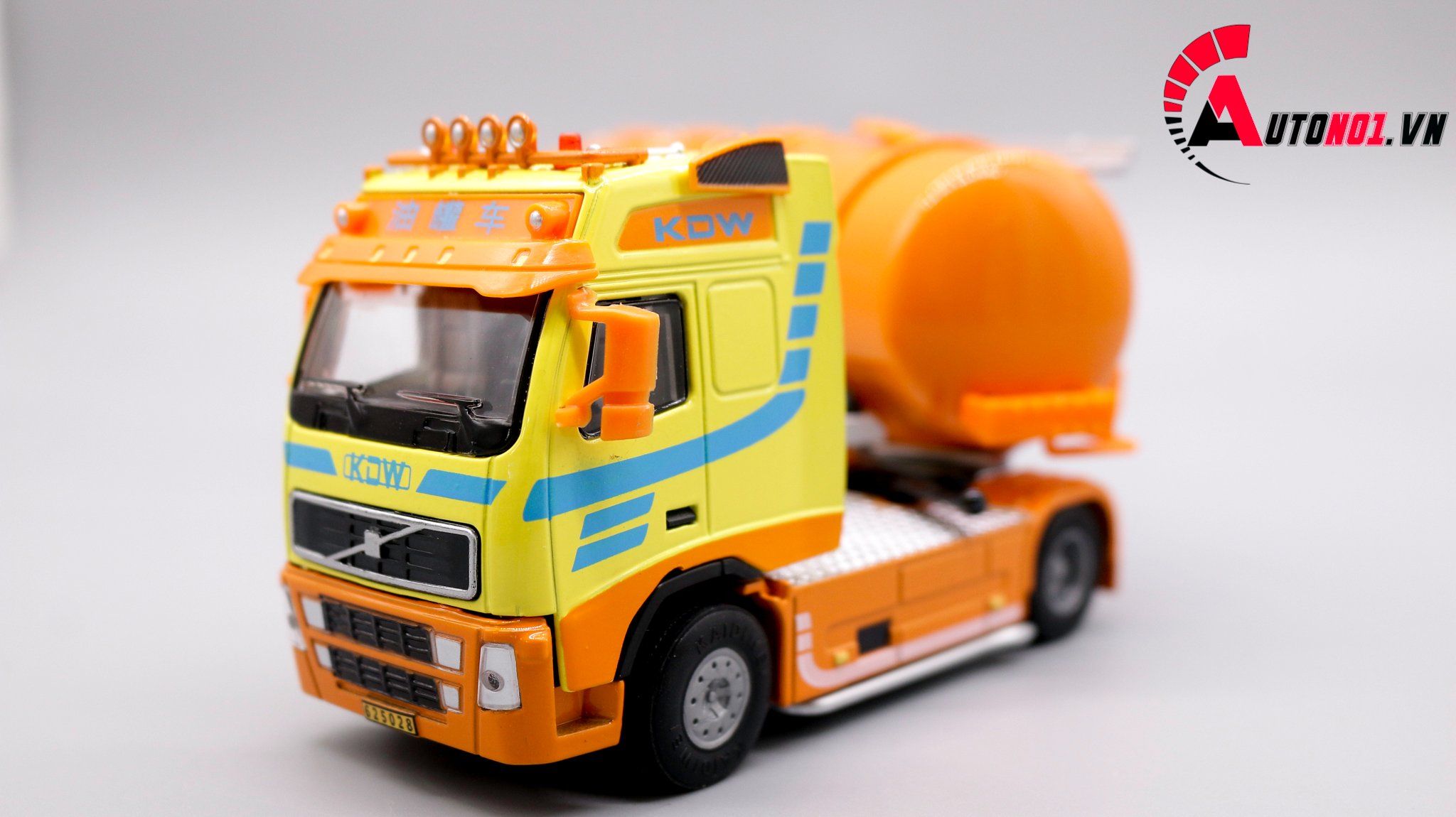  Mô hình xe chở dầu orange 1:50 kaidiwei 7632 