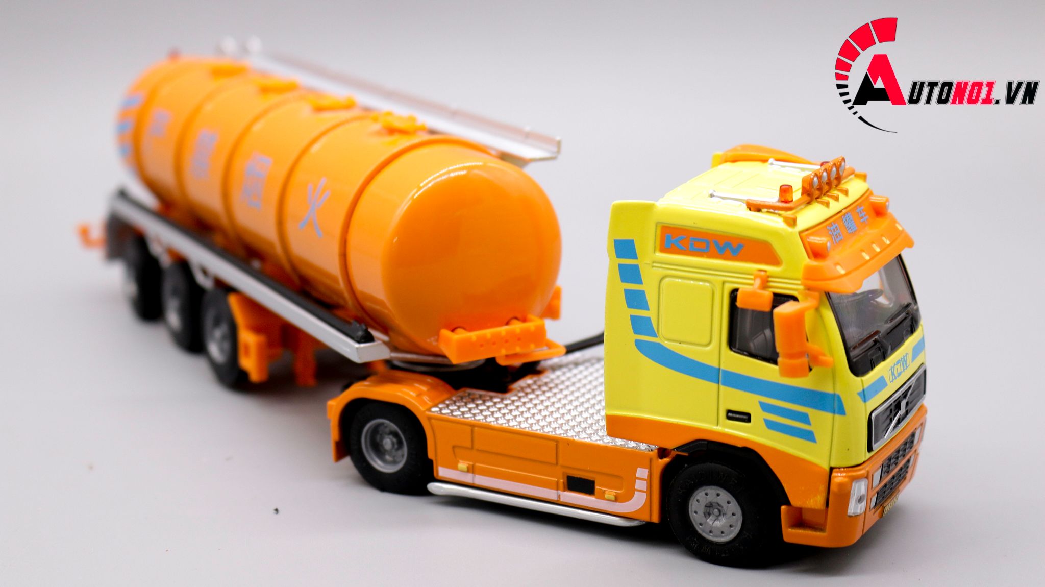  Mô hình xe chở dầu orange 1:50 kaidiwei 7632 