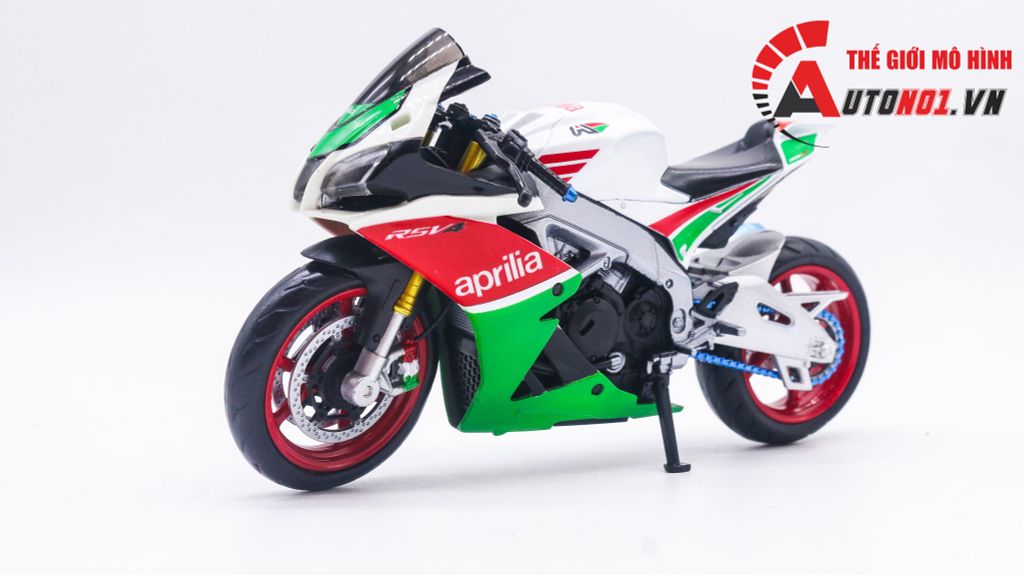 MÔ HÌNH XE APRILIA RSV4 CUSTOM 1:12 AUTONO1 D223