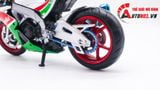  Mô hình xe độ Aprilia Rsv4 sơn mâm - pô titan tỉ lệ 1:12 Autono1 D444 