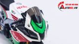  Mô hình xe độ Aprilia Rsv4 sơn mâm - pô titan tỉ lệ 1:12 Autono1 D444 