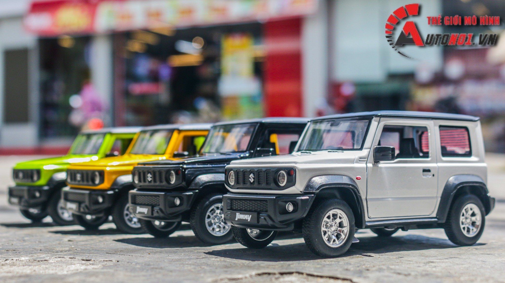  Mô hình xe Suzuki Jimny tỉ lệ 1:24 Alloy Model OT451 