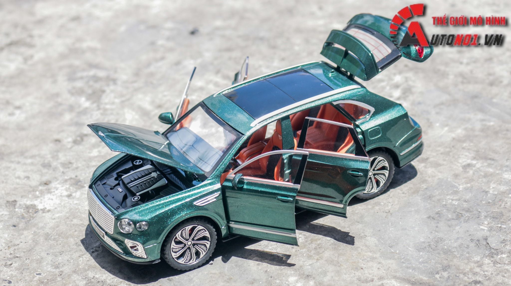  Mô hình xe Bentley Bentayga 2020 đánh lái được tỉ lệ 1:24 Newao OT457 