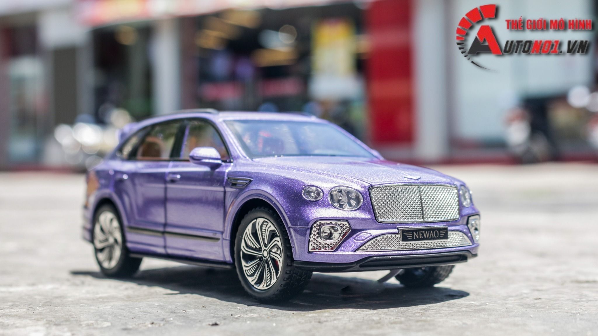  Mô hình xe Bentley Bentayga 2020 đánh lái được tỉ lệ 1:24 Newao OT457 