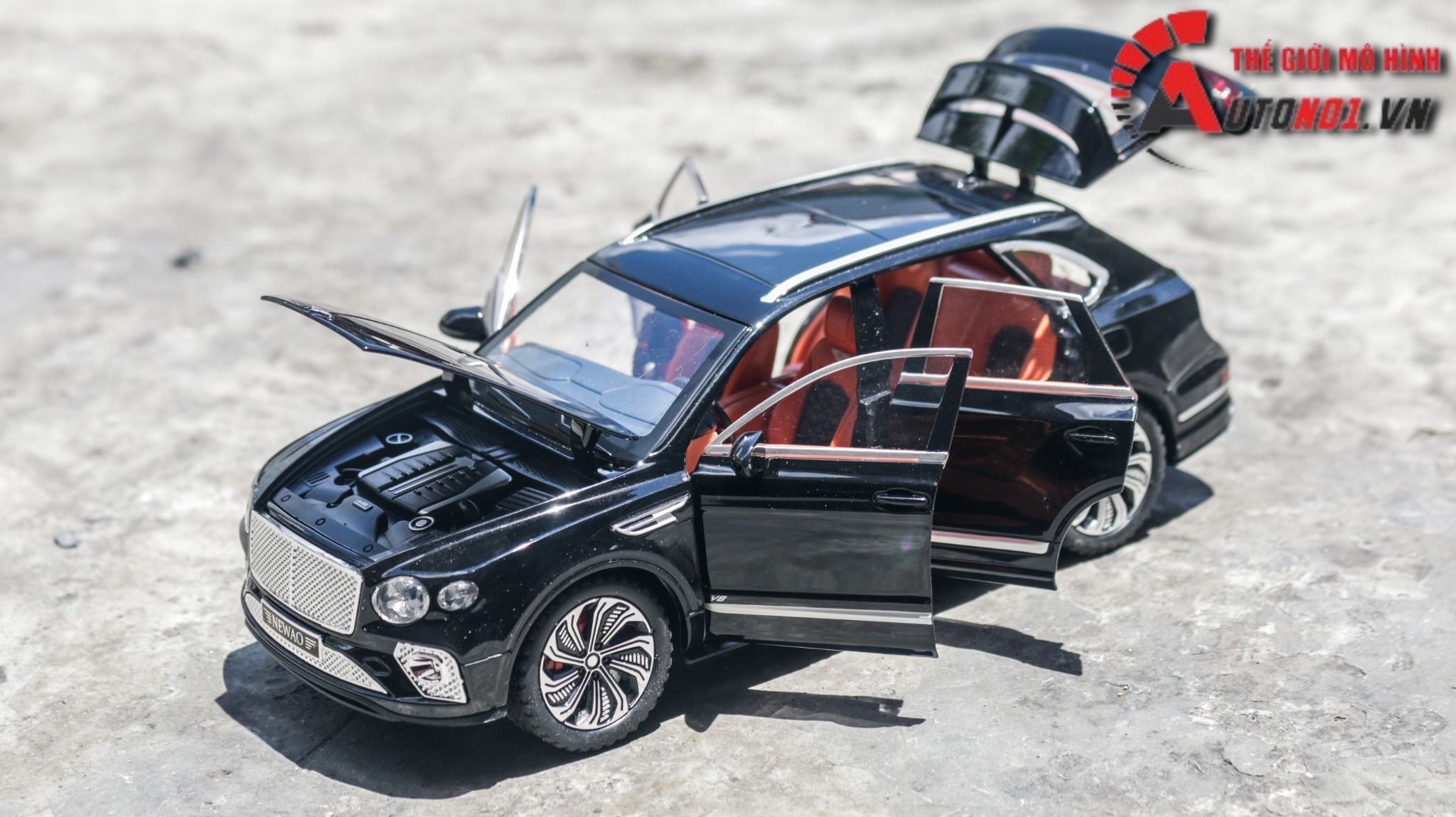  Mô hình xe Bentley Bentayga 2020 đánh lái được tỉ lệ 1:24 Newao OT457 