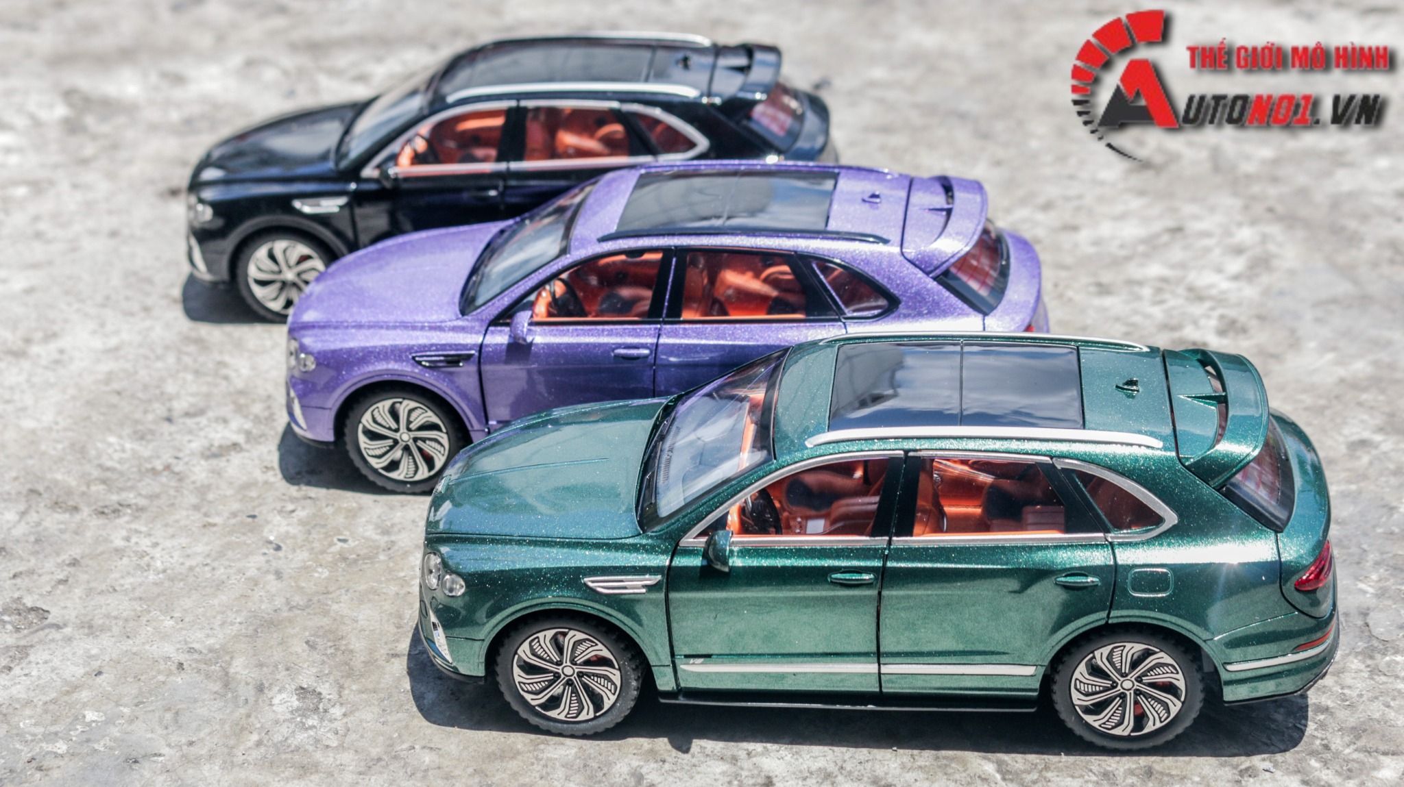  Mô hình xe Bentley Bentayga 2020 đánh lái được tỉ lệ 1:24 Newao OT457 