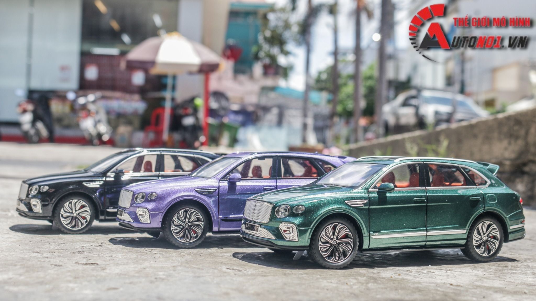  Mô hình xe Bentley Bentayga 2020 đánh lái được tỉ lệ 1:24 Newao OT457 