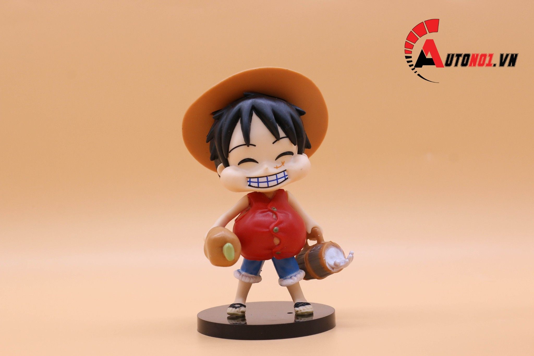  MÔ HÌNH ONE PIECE LUFFY MŨ RƠM SET 3 CON 10CM 1 4290 