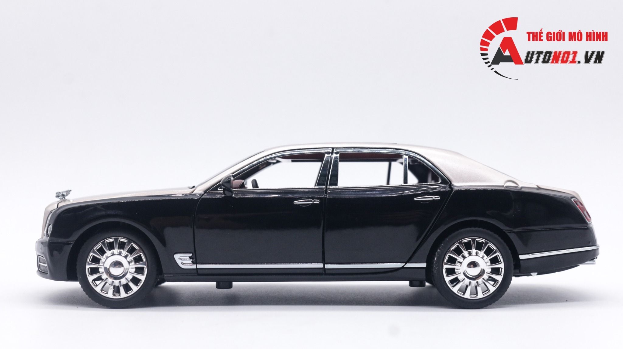  Mô hình xe Bentley Mulsane 2020 bầu trời sao full open đánh lái được tỉ lệ 1:24 Chezhi CZ144B OT035 