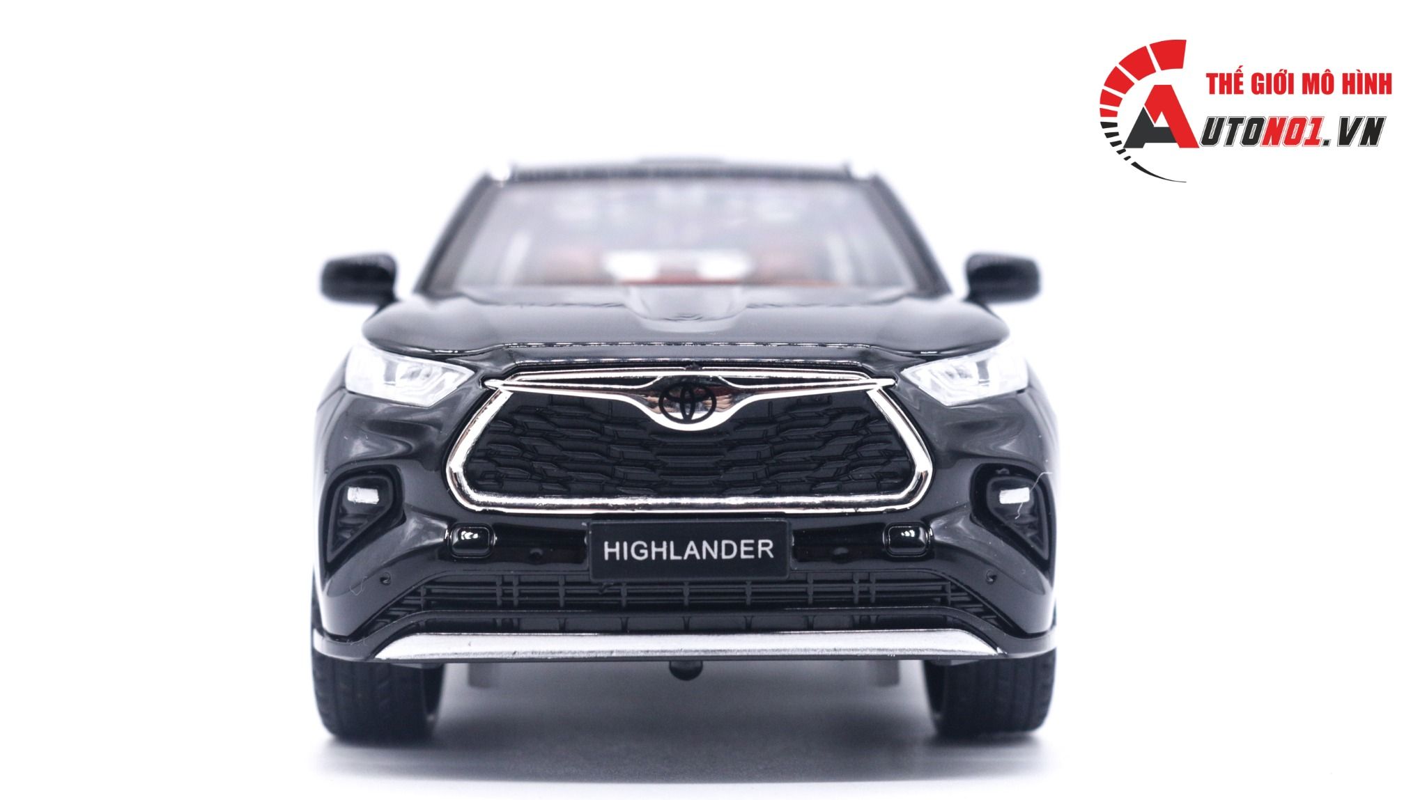  Mô hình xe Toyota Highlander đánh lái được full open tỉ lệ 1:24 Jinlifang OT045 