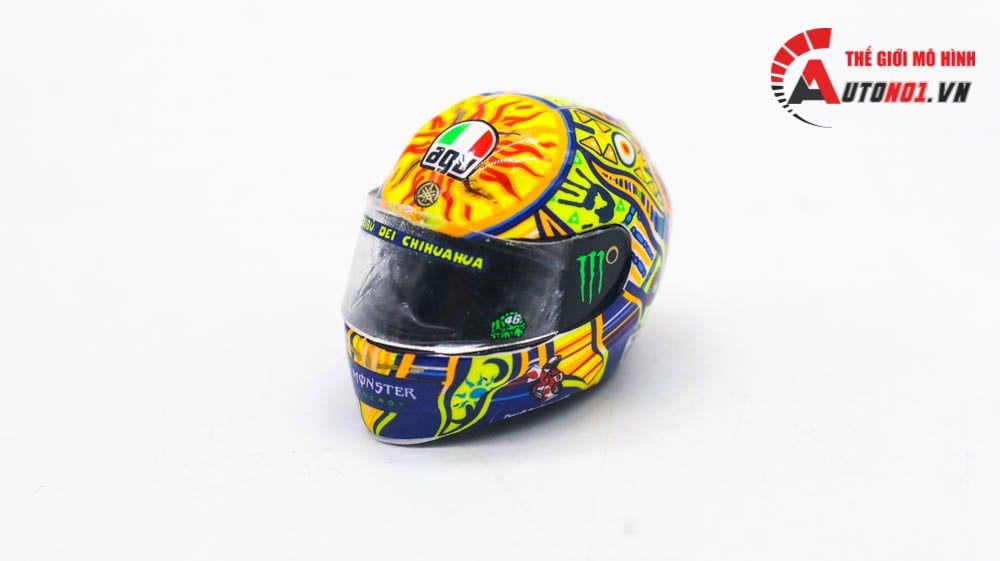 Nón mô hình fullface rossi agv 46 hoàn thiện 1:12 5835