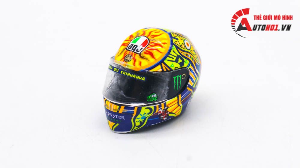  Nón mô hình fullface rossi agv 46 hoàn thiện 1:12 5835 