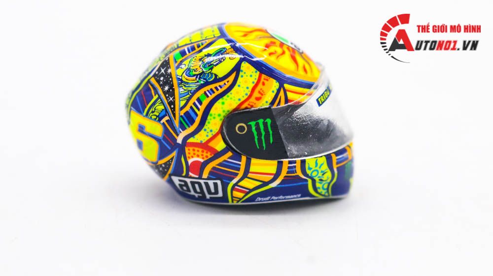 Nón mô hình fullface rossi agv 46 hoàn thiện 1:12 5835