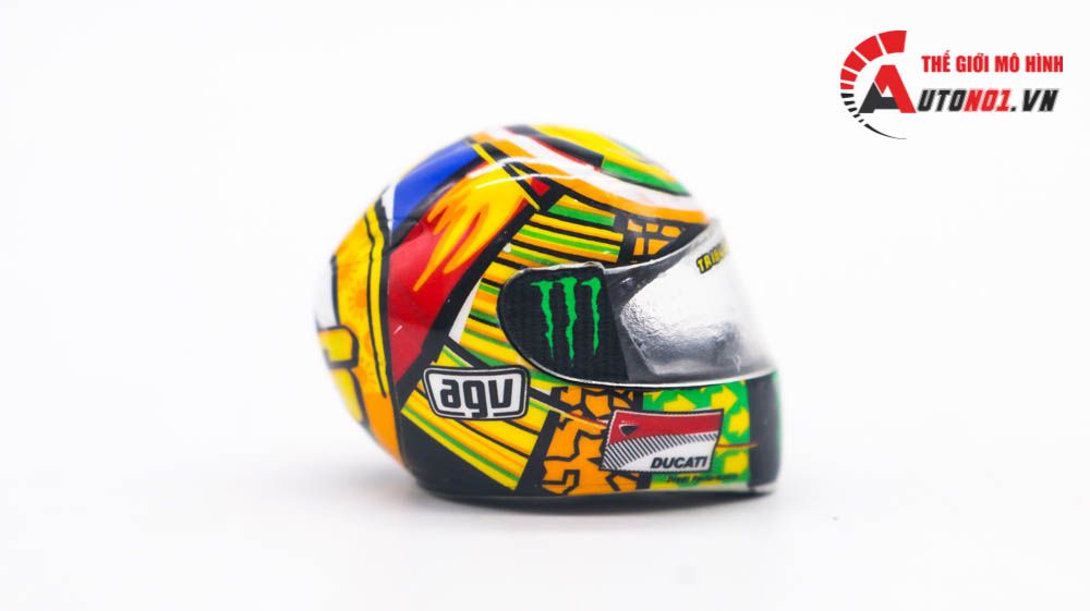 Nón mô hình fullface rossi agv 46 hoàn thiện 1:12 5835