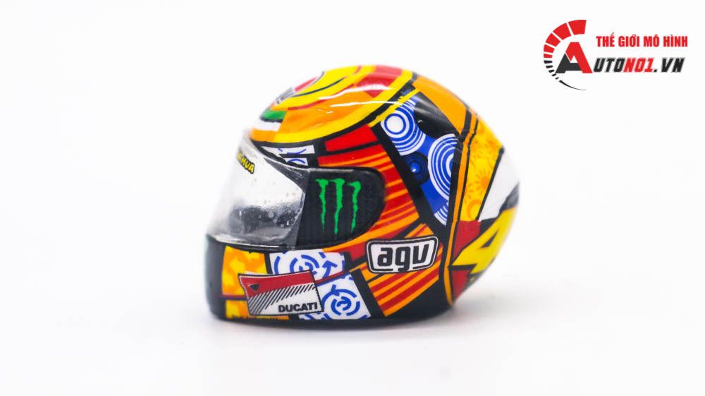 Nón mô hình fullface rossi agv 46 hoàn thiện 1:12 5835