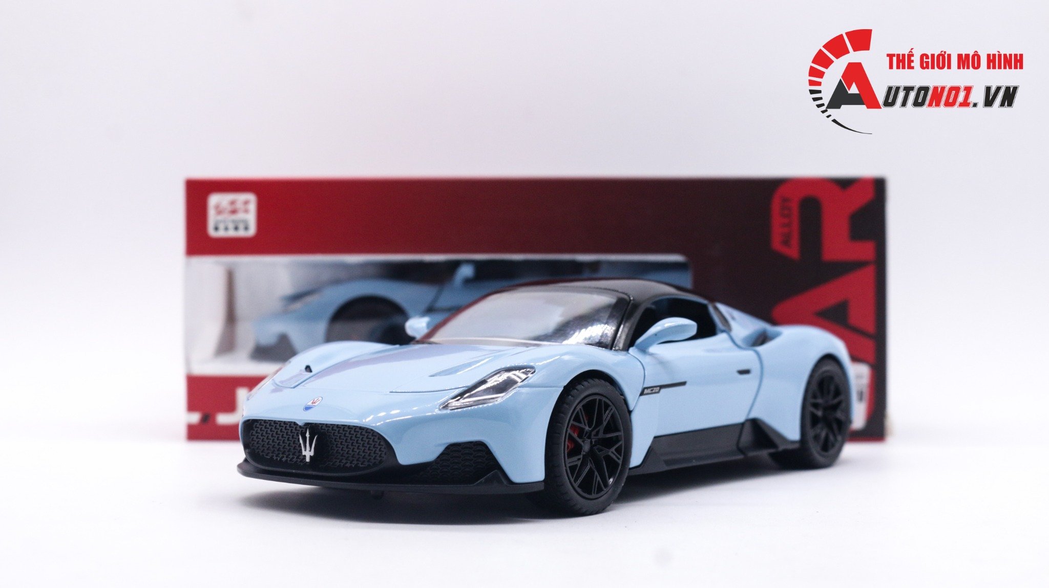  Mô hình xe Maserati Mc20 2023 full open, bánh xoay được tỉ lệ 1:24 Jiaye Model OT044 