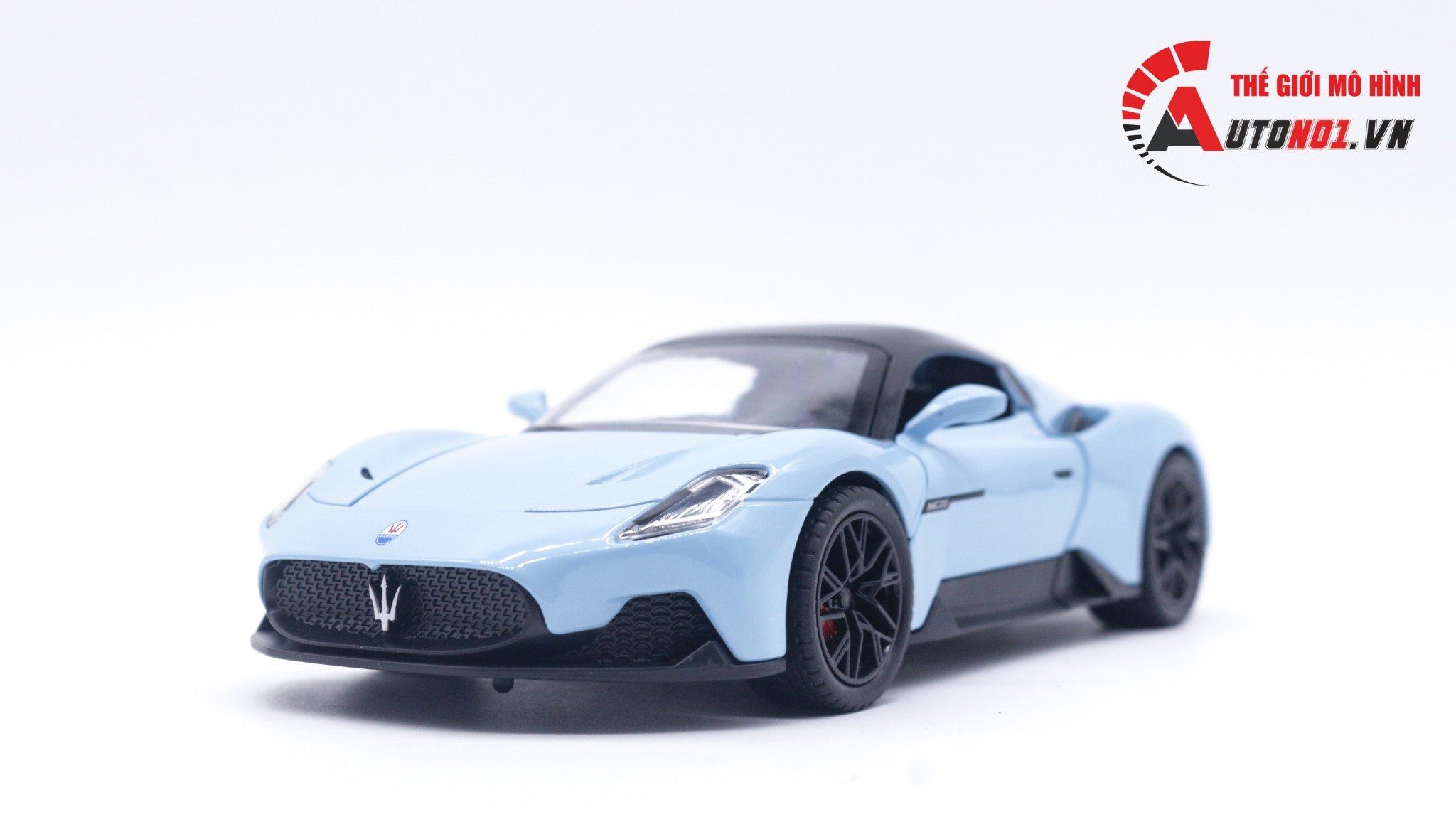  Mô hình xe Maserati Mc20 2023 full open, bánh xoay được tỉ lệ 1:24 Double Horse OT044 