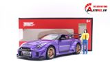  Mô hình xe Nissan GTR R35 CSR2 full open , có đèn , âm thanh 1:24 Alloy OT054 