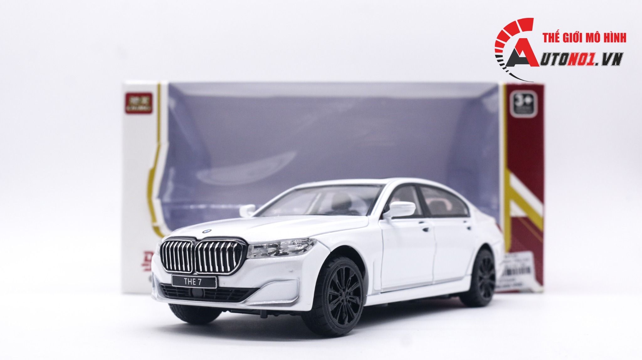  Mô hình xe BMW 760LI full kính full open tỉ lệ 1:24 Chimei model OT034 