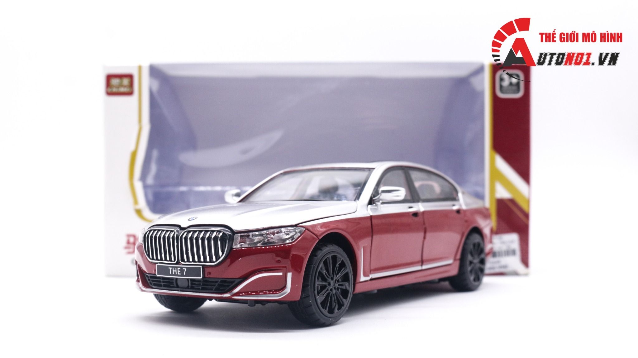  Mô hình xe BMW 760LI full kính full open tỉ lệ 1:24 Chimei model OT034 