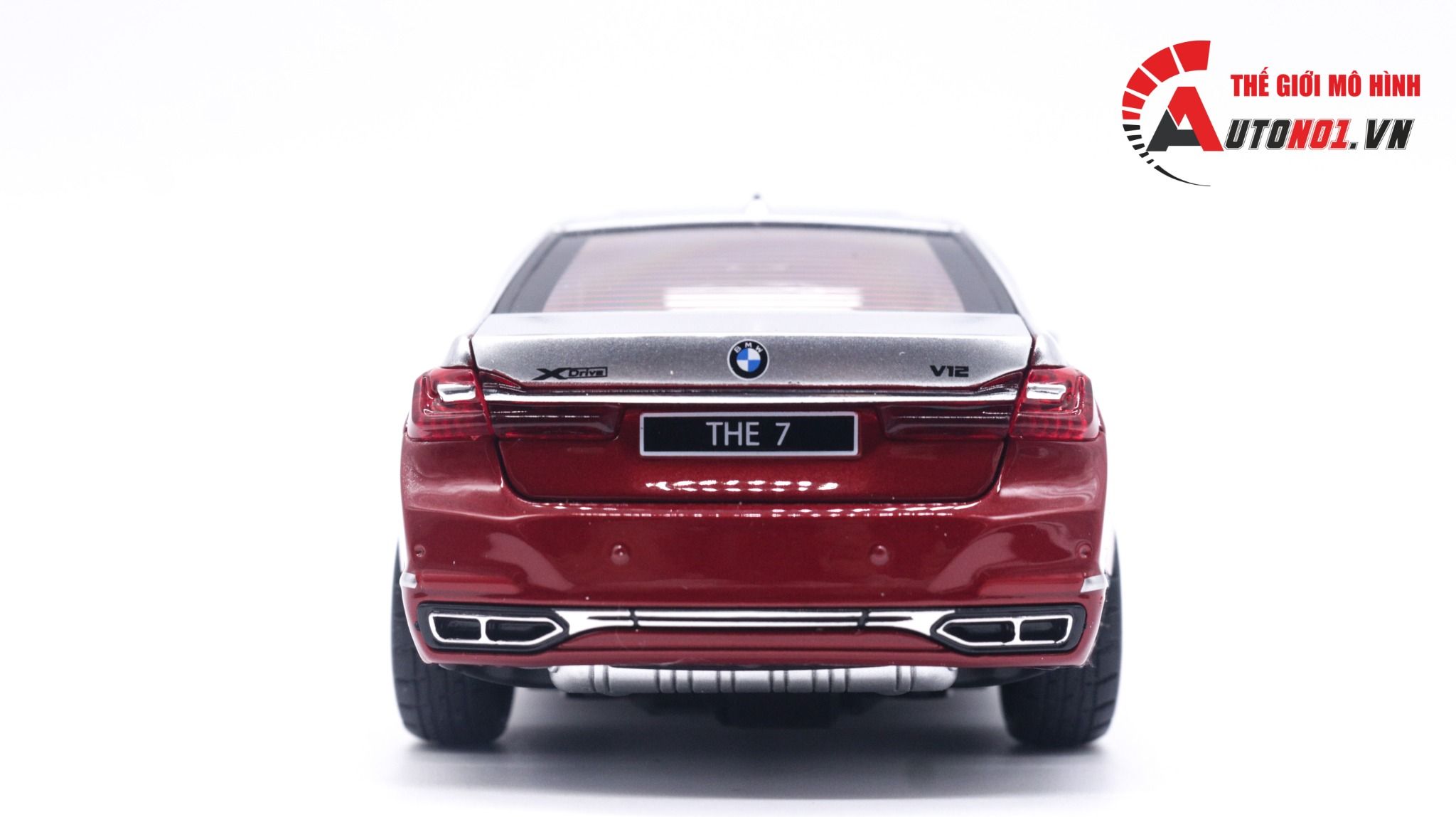  Mô hình xe BMW 760LI full kính full open tỉ lệ 1:24 Chimei model OT034 