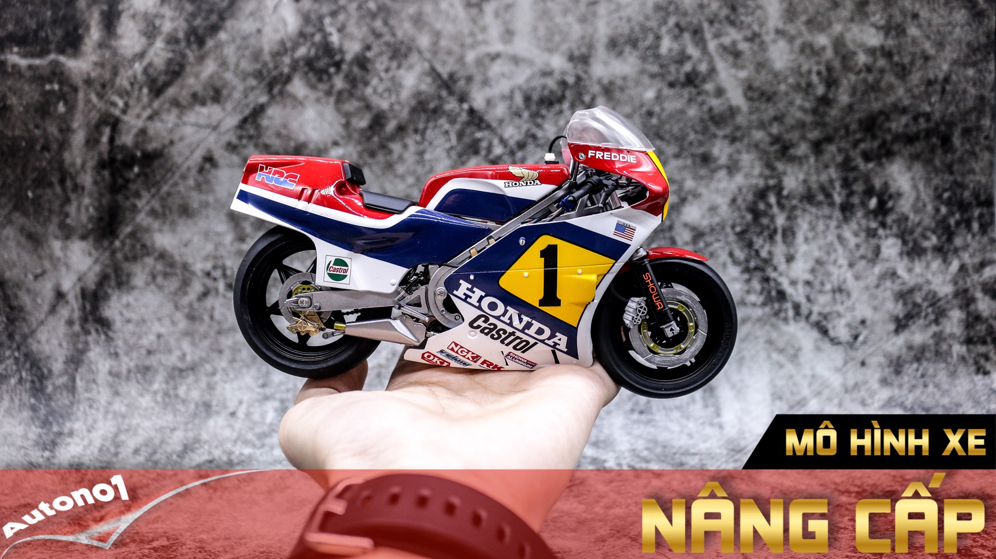  Mô hình xe Honda Ns500 '84 1:12 Tamiya D060 