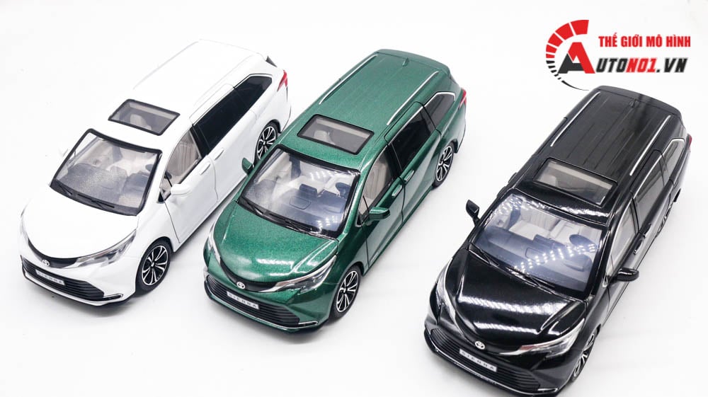  Mô hình xe Toyota Sienna Mpv 1:24 Hengteng Model OT416 