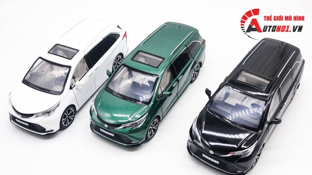 MÔ HÌNH XE TOYOTA SIENNA MPV 1:24 HENGTENG MODEL 8083