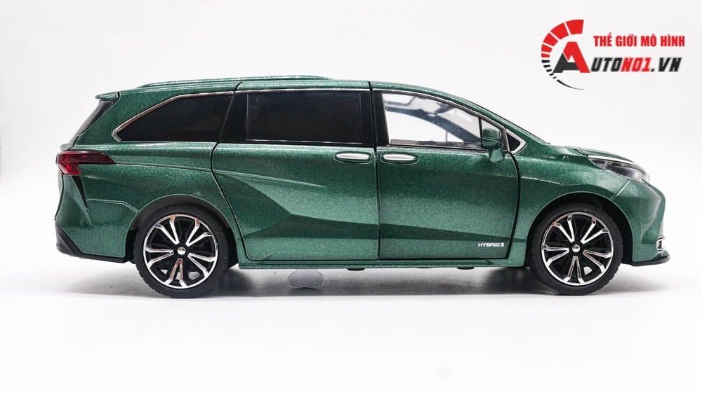 MÔ HÌNH XE TOYOTA SIENNA MPV 1:24 HENGTENG MODEL 8083