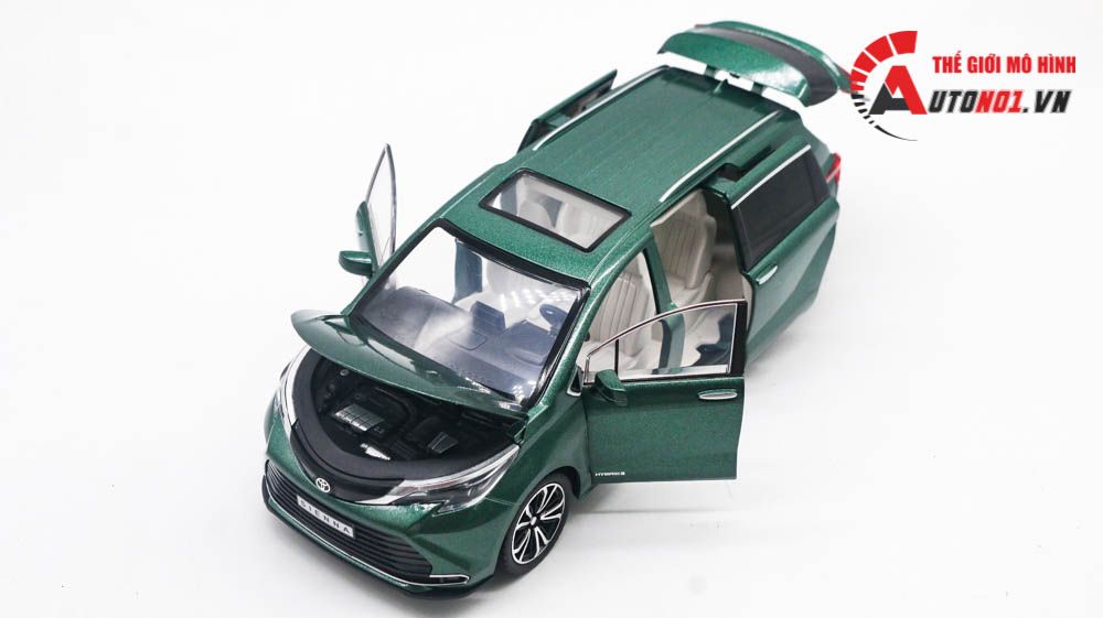 MÔ HÌNH XE TOYOTA SIENNA MPV 1:24 HENGTENG MODEL 8083