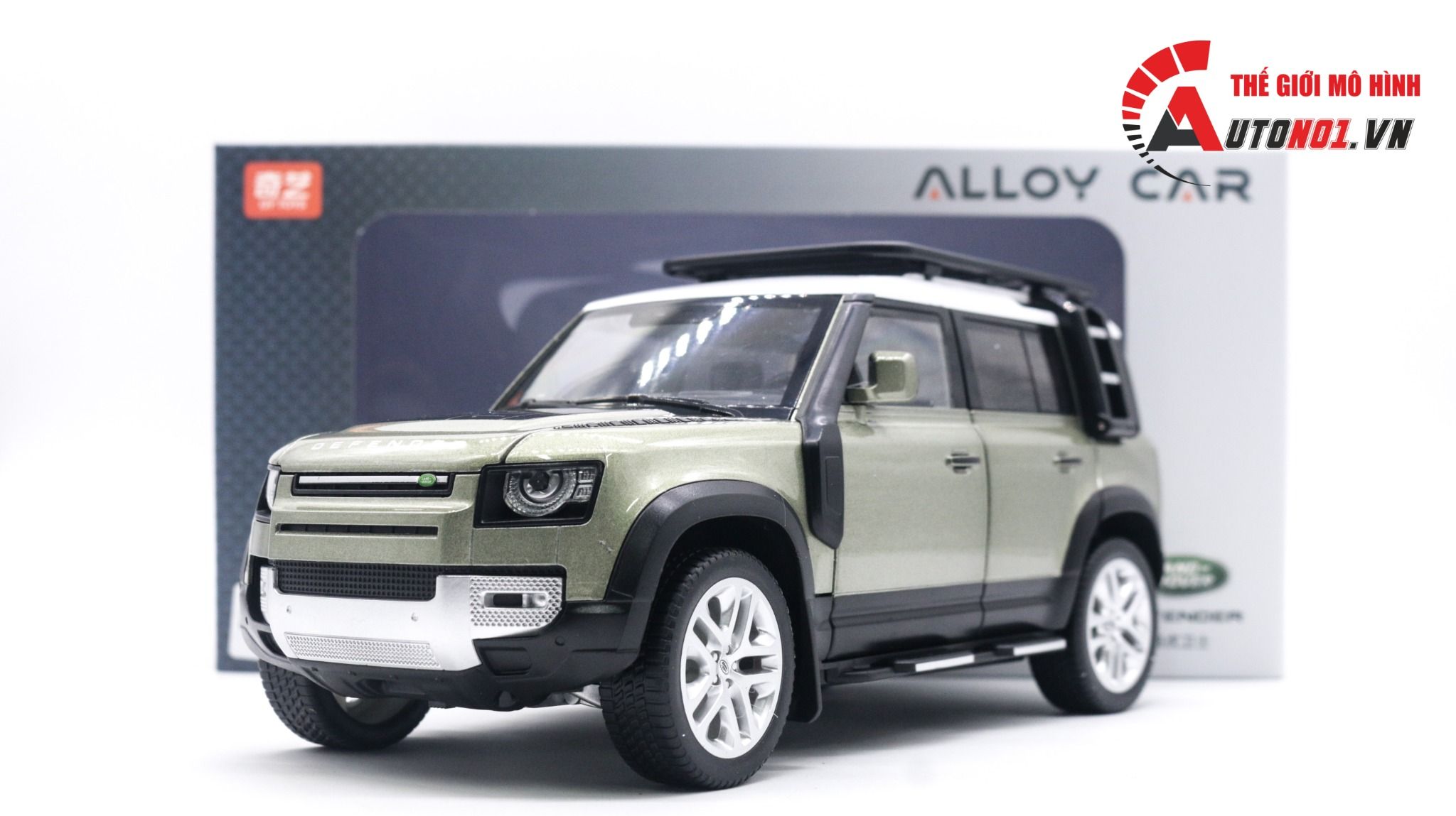  Mô hình xe Land Rover Defender 110 tỉ lệ 1:18 Alloy Model OT047 