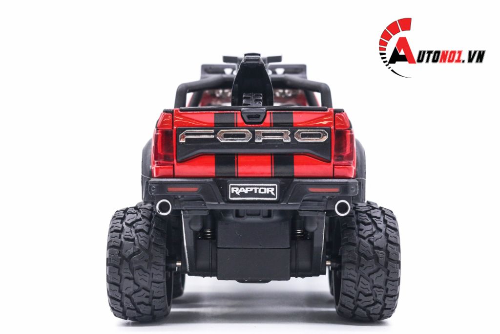 MÔ HÌNH XE FORD BEAST RAPTOR F150 OFFROAD RED 1:32 CHE ZHI 