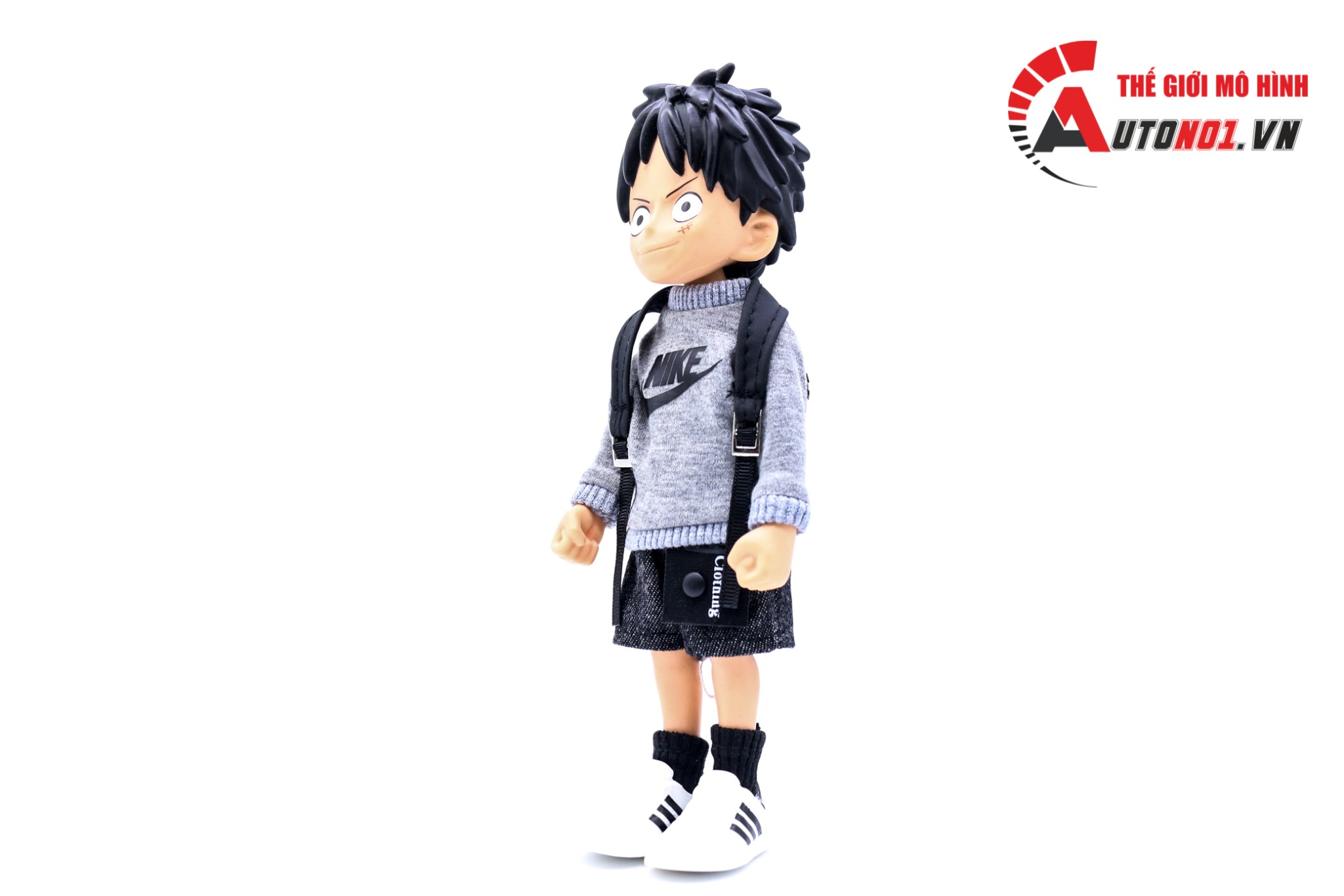 MÔ HÌNH NHÂN VẬT ONE PIECE LUFFY KID HÀNG HIỆU - NIKE GRAY 22CM 6868