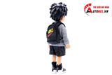  Mô hình nhân vật One Piece Luffy Kid Hàng Hiệu - Nike Gray 22cm 6868 