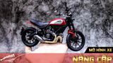  Mô hình xe cao cấp Ducati Scrambler Classic 803cc 2015 Red 1:12 Tsm Model 7260 