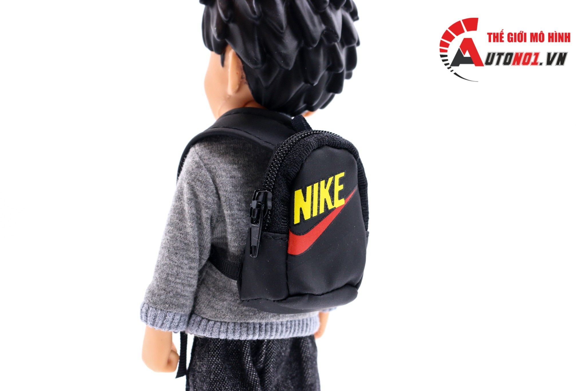  Mô hình nhân vật One Piece Luffy Kid Hàng Hiệu - Nike Gray 22cm 6868 