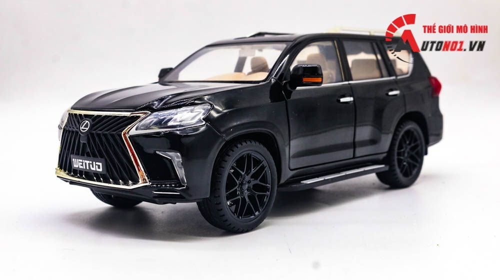 Xe mô hình Lexus LX570 tỷ lệ 124 xe mở hết cửa  Blue Mô Hình