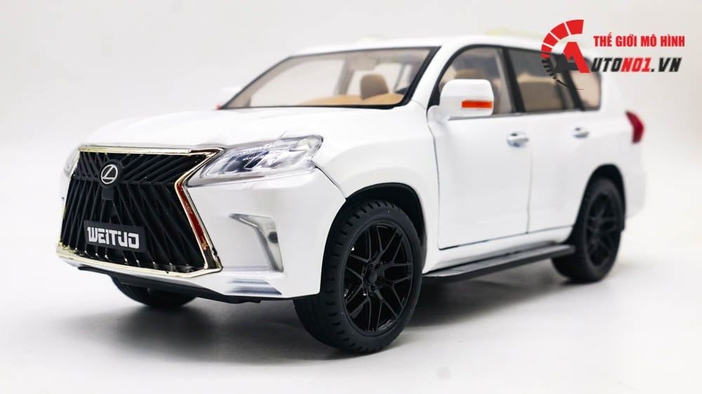 Xe mô hình SUV Lexus LX570 118  Blue Mô Hình