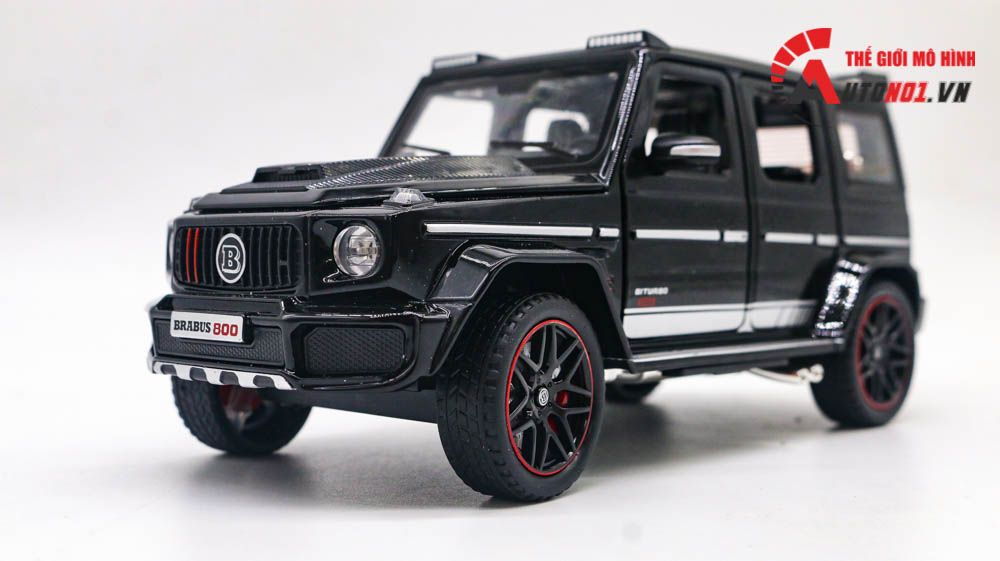  Mô hình xe Mercedes Benz Brabus G800 đánh lái được full open 1:24 Miniauto DC24253 OT398 