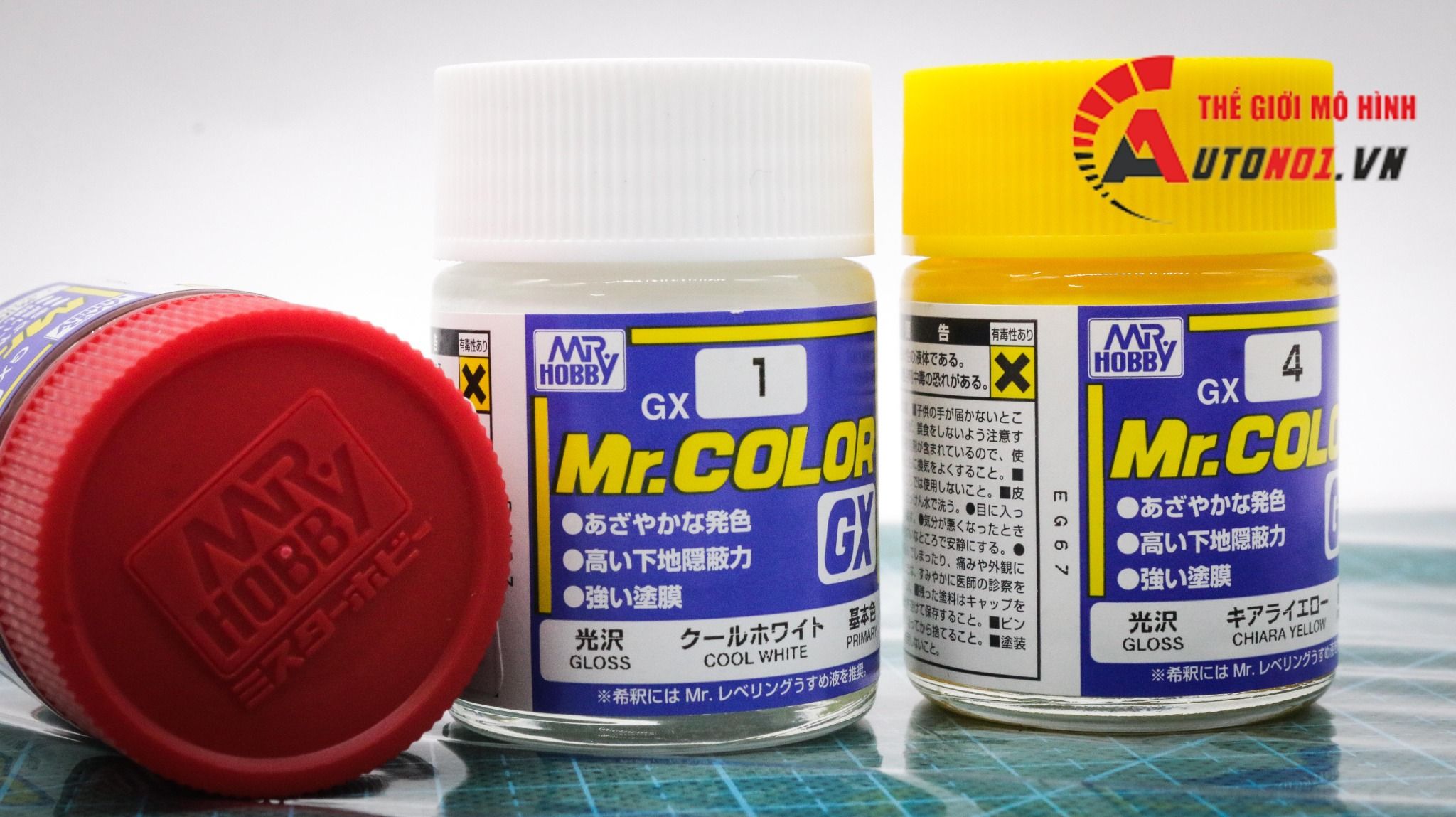  Lacquer gx1 cool white gloss sơn mô hình màu trắng 18ml Mr.Hobby GX1 