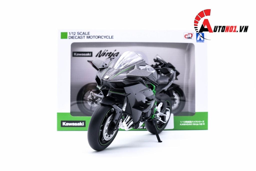 MÔ HÌNH KAWASAKI NINJA H2R 1:12 AOSHIMA