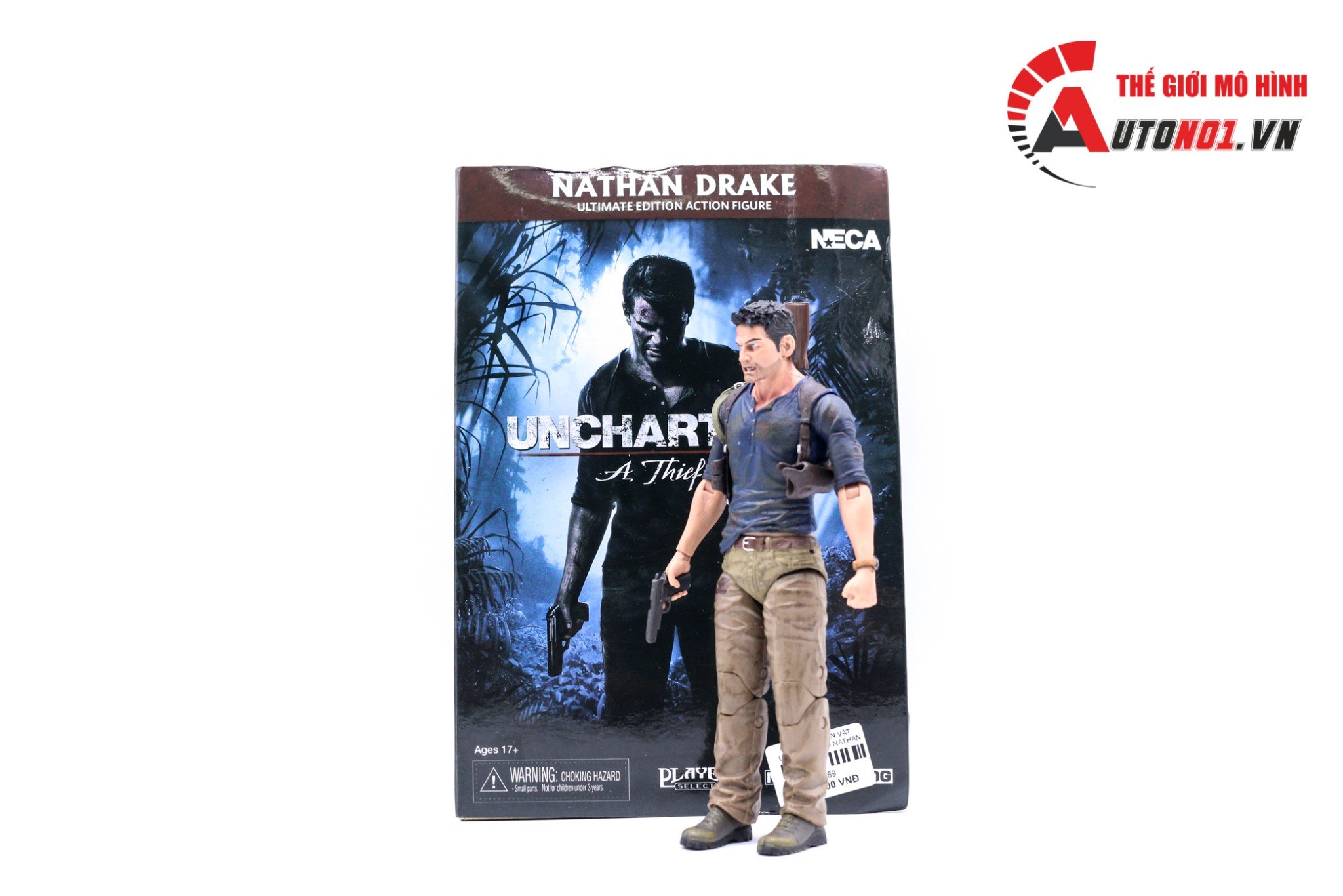 MÔ HÌNH NHÂN VẬT UNCHARTED 4 - NATHAN DRAKE 18CM NECA 6869