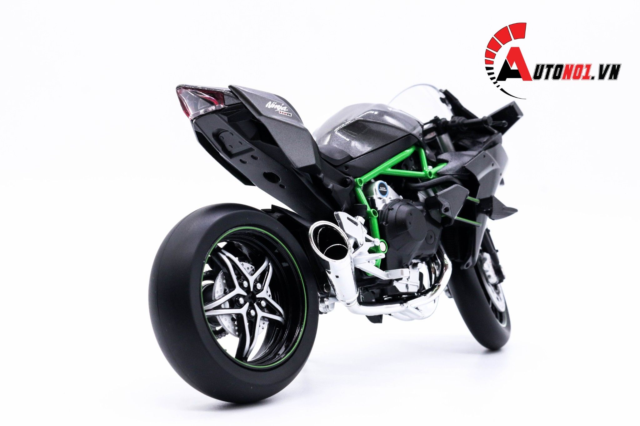  Mô hình xe Kawasaki Ninja H2R 1:12 Aoshima 2687 