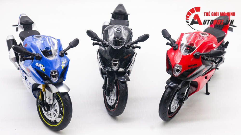  Mô hình xe Suzuki Gsx R1000 1:12 Alloy Model 8031 