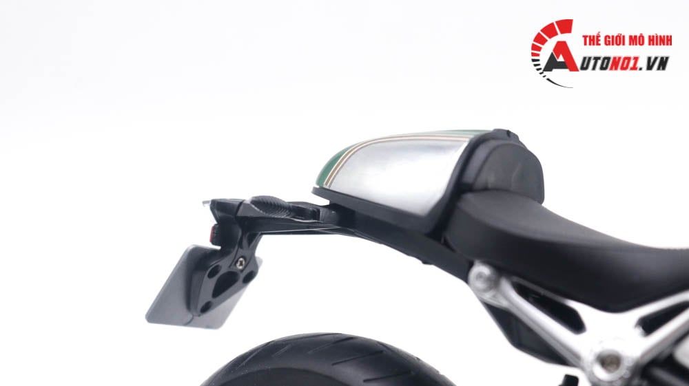  Mô hình xe cao cấp Bmw R Nine T Green Silver 1:9 Meng D230g 