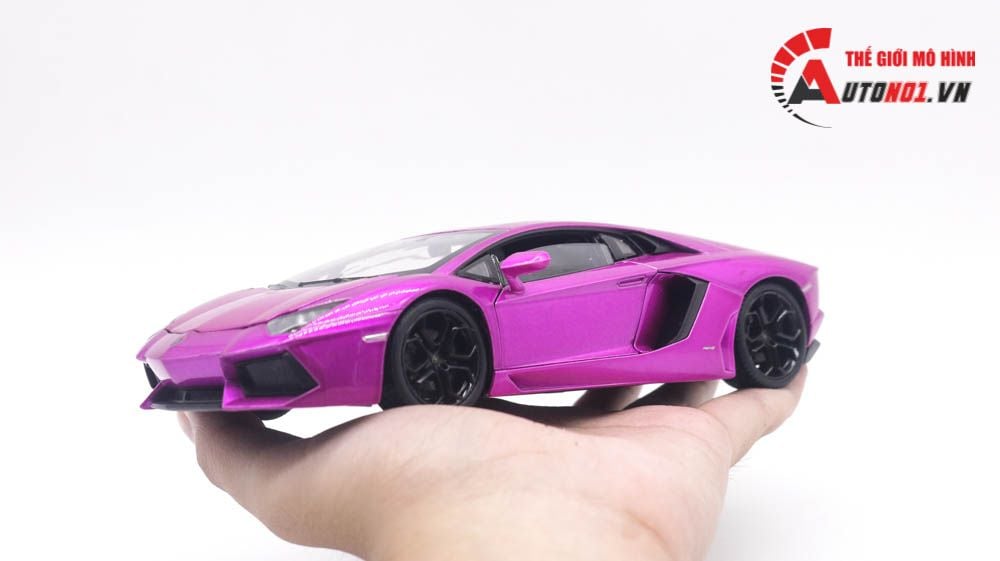  Mô hình xe Lamborghini Aventador Lp700-4 1:24 Welly 4650 