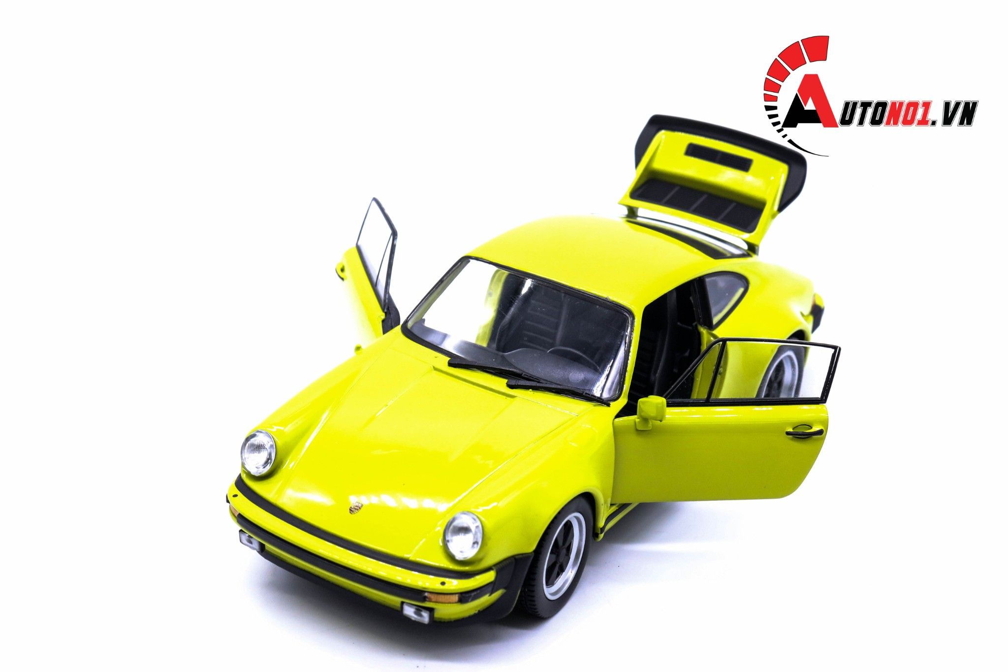  MÔ HÌNH PORSCHE 911R TURBO 1974 GREEN 1:24 WELLY 6009 