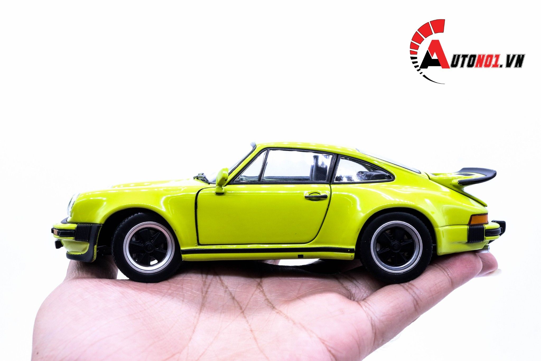  MÔ HÌNH PORSCHE 911R TURBO 1974 GREEN 1:24 WELLY 6009 