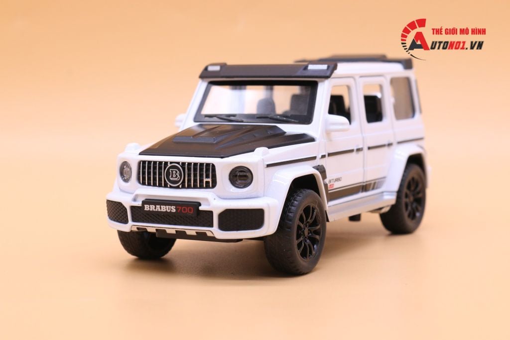 MÔ HÌNH XE MERCEDES-BRABUS G700 WHITE 1:32 DOUBLE HORSES 3680